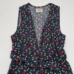 Marine Layer holli Floral Jumpsuit - Navy, Red, Yellow